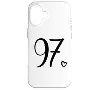 Numéro 97 Quatre-Vingt-dix-Sept pour Les Femmes, 97 Ans 97e Anniversaire Coque pour iPhone 16