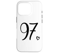 Numéro 97 Quatre-Vingt-dix-Sept pour Les Femmes, 97 Ans 97e Anniversaire Coque pour iPhone 16 Pro