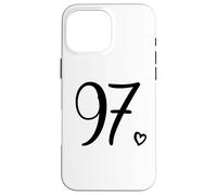 Numéro 97 Quatre-Vingt-dix-Sept pour Les Femmes, 97 Ans 97e Anniversaire Coque pour iPhone 16 Pro Max