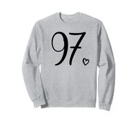 Numéro 97 Quatre-Vingt-dix-Sept pour Les Femmes, 97 Ans 97e Anniversaire Sweatshirt
