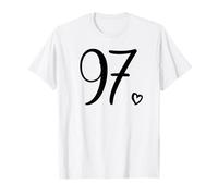 Numéro 97 Quatre-Vingt-dix-Sept pour Les Femmes, 97 Ans 97e Anniversaire T-Shirt