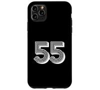 Numéro Cinquante Cinq #55 pour Uniforme d'équipe Sportive Coque pour iPhone 11 Pro Max