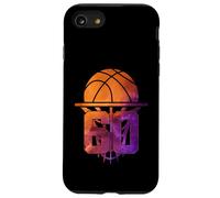 Numéro Cool 60 Ans Basketball 60. Anniversaire Coque pour iPhone SE (2020) / 7/8