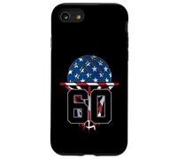 Numéro Cool 60 Ans Basketball 60. Anniversaire Coque pour iPhone SE (2020) / 7/8