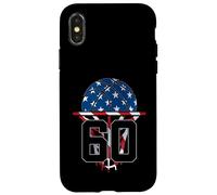 Numéro Cool 60 Ans Basketball 60. Anniversaire Coque pour iPhone X/XS