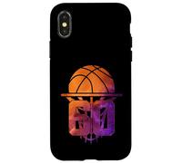 Numéro Cool 60 Ans Basketball 60. Anniversaire Coque pour iPhone X/XS