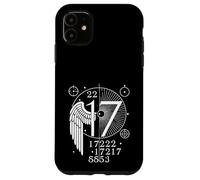 Numéro d'ange 17 Signification spirituelle Numérologie Art Coque pour iPhone 11