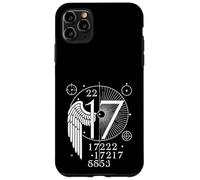 Numéro d'ange 17 Signification spirituelle Numérologie Art Coque pour iPhone 11 Pro Max