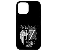 Numéro d'ange 17 Signification spirituelle Numérologie Art Coque pour iPhone 12 Pro Max