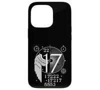 Numéro d'ange 17 Signification spirituelle Numérologie Art Coque pour iPhone 13 Pro