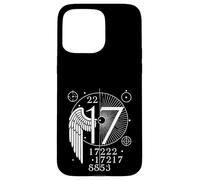 Numéro d'ange 17 Signification spirituelle Numérologie Art Coque pour iPhone 15 Pro Max