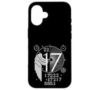 Numéro d'ange 17 Signification spirituelle Numérologie Art Coque pour iPhone 16
