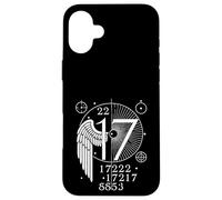 Numéro d'ange 17 Signification spirituelle Numérologie Art Coque pour iPhone 16 Plus