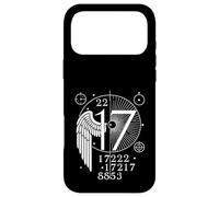 Numéro d'ange 17 Signification spirituelle Numérologie Art Coque pour iPhone 17 Pro Max