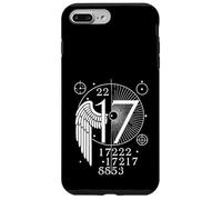Numéro d'ange 17 Signification spirituelle Numérologie Art Coque pour iPhone 7 Plus/8 Plus
