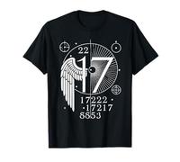 Numéro d'ange 17 Signification spirituelle Numérologie Art T-Shirt