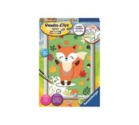Ravensburger - Numéro d'Art Petit Format Renard - Kit peinture par numéros - Dès 7 ans - 28768