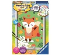 Numero dart - petit format - Renard - Ravensburger - Kit complet de Peinture au numero - Des 7 ans G