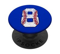 Numéro de Baseball 8 PopSockets PopGrip Adhésif