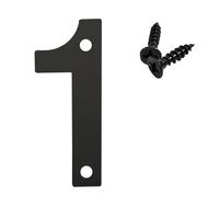 Numéro de bâtiment moderne en acier inoxydable - Numéro d'adresse - Installation facile pour un usage domestique