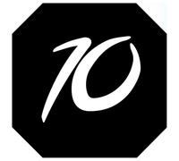 Numéro De Boite Aux Lettres 10 - Architecte 10x10cm - Sticker/Autocollant