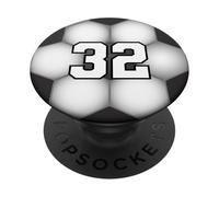 Numéro de Football 32 PopSockets PopGrip Adhésif