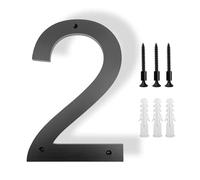 Numéro De Maison 20-30 Cm Big Exterior House Number Outdoor Letters 0-9 Door Alphabet Home Numbers Address Plaque Signs On The(Number-2,30cm (12 inches))