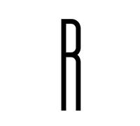 Numéro De Maison 4 Inch 100mm Self Adhesive Big Modern Door Number For Exterior House Apartment Plaque Mailbox Address Digits Sticker Sign Black(Letter R,Silver)