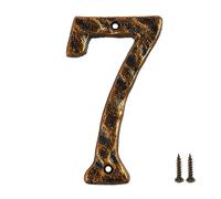 Numéro de maison 7 pour l'extérieur, numéro d'adresse de maison en fonte de 14 cm