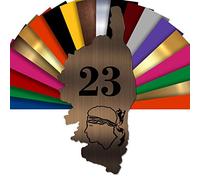 Numéro De Maison Corse Personnalisable - Plaque De Numéro De Rue Forme Corsica PVC Extérieur - Numéro Gravé - 20 x 10 cm (Bronze Métallisé)