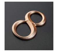 Numéro de maison en alliage de zinc, cuivre antique, 5 cm, avec autocollant et vis.(#8)