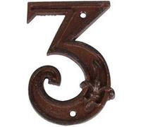 Numéro de maison en fonte Chiffre 3 G