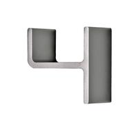 Numéro de maison Entrance Authentics gris, Designer Jehs + Laub, 10x10x5.5 cm