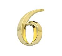 Numero De Maison Exterieur 1pc Height 5cm Golden Home Sticker Address Door Label Gold Modern House Number 0-9 Hotel Apartment Door Plate(N6)