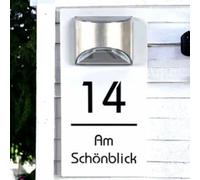 numero de maison exterieur avec lumiere solaire,Plaque numéro d'adresse et nom de rue,plaque boite aux lettres,plaque de maison moderne en acrylique lumineuse à LED pour extérieur,Personnalisable