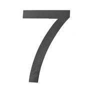 Numéro De Maison Extérieur En Acier Inoxydable, 20-25 CM, 1 Pièce, Numéros Extérieurs Numériques, Signes, Plaque D'adresse, Signe Nominatif(Number 7,10 Inches (25 cm))