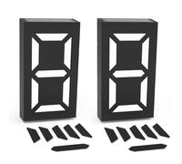 Numero De Maison Exterieur Exterior House Numbers Solar Plate Lamp Outdoor House Number Apartments Garden Door Sign Solar Rechargeable Lights(2 PCS,3)