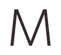 Numero De Maison Exterieur Laiton massif 4-12 pouces 10-30cm grand chiffre lettre porte maison publique noir or flottant Signature chiffres extérieurs(M,254mm 10inch)