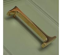 Numéro de maison Floatinig en laiton poli | 12,7 cm moderne plaque de porte | Numéros d'adresse de rue