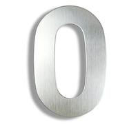 Numéro de Maison Flottant Autocollant 15 cm numéro de maison signe extérieur argent 6 pouces porte numéros plaque adresse signalisation(0)