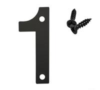 Numéro de maison flottant extérieur avec silhouette raffinée pour fixation murale permanente dans les zones résidentielles nécessitant un affichage clair du numéro (1)