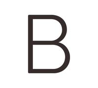 Numéro De Maison Laiton massif 4-12 pouces 10-30cm grand chiffre lettre porte maison publique noir or flottant Signature chiffres extérieurs(B,254mm 10inch)