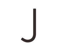 Numéro De Maison Laiton massif 4-12 pouces 10-30cm grand chiffre lettre porte maison publique noir or flottant Signature chiffres extérieurs(J,127mm 5inch)
