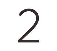 Numéro De Maison Laiton massif 4-12 pouces 10-30cm grand chiffre lettre porte maison publique noir or flottant Signature chiffres extérieurs(2,152mm 6inch)