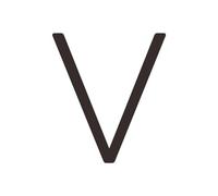 Numéro De Maison Laiton massif 4-12 pouces 10-30cm grand chiffre lettre porte maison publique noir or flottant Signature chiffres extérieurs(V,254mm 10inch)