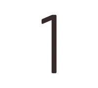 Numéro De Maison Laiton massif 4-12 pouces 10-30cm grand chiffre lettre porte maison publique noir or flottant Signature chiffres extérieurs(1,305mm 12inch)