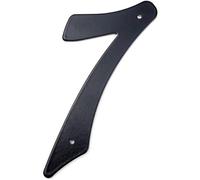 NuméRo De Maison Numéros De Maison 1pc 101mm Numéro En Métal 4 Pouces Alliage D'aluminium Noir Porte Boîte Aux Lettres Signe D'adresse Extérieur #0-9(7)