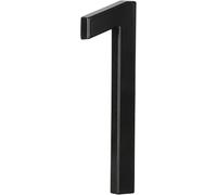 NuméRo De Maison Numéros de maison 1pc 125mm numéro flottant 5 pouces en alliage Zinc noir et plaque d'adresse boîte aux lettres extérieur #0-9(1)