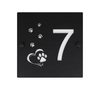 Numéro de Maison Personnalisé en Acrylique 3D Noir et Or - Plaque d'Adresse Moderne avec Effet Flottant, Signalétique Extérieure Étanchéité IP65 pour Maison, Hôtel et Appartement