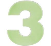 Lunartec Numéro de maison phosphorescent - ''3''